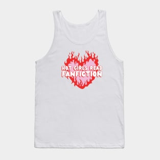 hot girls read fanfiction Tank Top